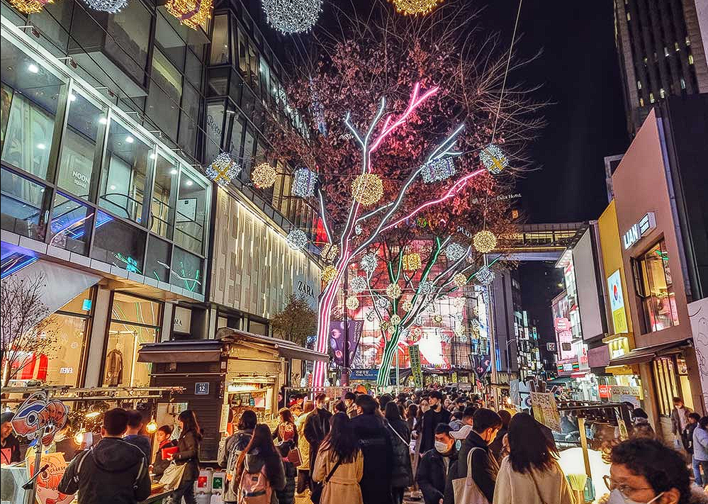 The Myeong-dong Shopping…